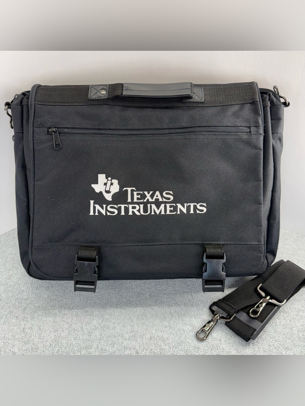 Vintage Texas Instruments Logo 1998 Conference Promo Bag Laptop Messenger